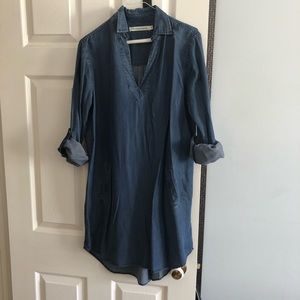 Chambray summer dress worn once too short, am 6 feet tall